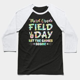 Third Grade Field Day 2024 Let The Games Begin Baseball T-Shirt